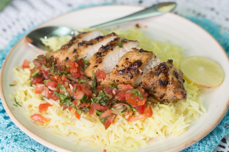 chicken-rice-and-salsa